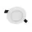 Ledvance Downlight Slim Alu Weiß 8W 800lm 90D - 830 Warmweiß | Ausschnitt 100IP44 