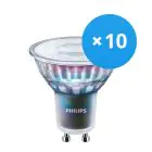 Mehrfachpackung 10x Philips MASTER LED Spot ExpertColor GU10 PAR16 5.5W 355lm 36D - 927 Extra Warmweiß | Höchste Farbwiedergabe - Dimmbar - Ersatz für 50W