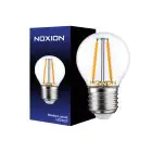 Noxion Lucent LED E27 Kugel Fadenlampe Klar 2.5W 250lm - 827 Extra Warmweiß | Dimmbar - Ersatz Für 25W