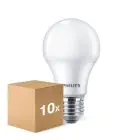 Mehrfachpackung 10x Philips Corepro LED Glühbirne E27 Birne Matt 4.9W 470lm - 827 Extra Warmweiß | Ersatz Für 40W