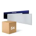 Mehrfachpackung 5x Noxion LED Panel Ecowhite V4.0 28W 3400lm - 840 Kaltweiß | 120x30cm - Philips driver