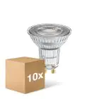 Mehrfachpackung 10x Ledvance LED PAR16 GU10 Reflektor 7W 575lm 60D - 930 Warmweiß | Höchste Farbwiedergabe - Dimmbar - Ersatz Für 80W