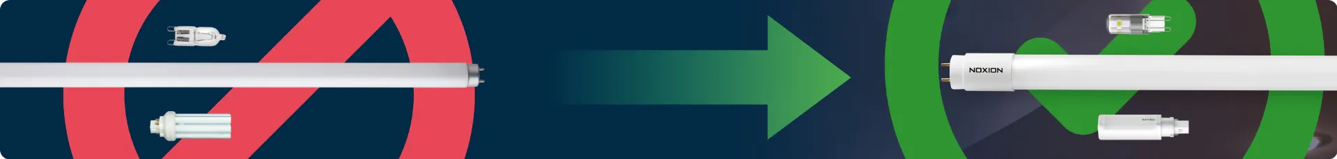 Banner: Wechsel zu LED-Energiesparlampen