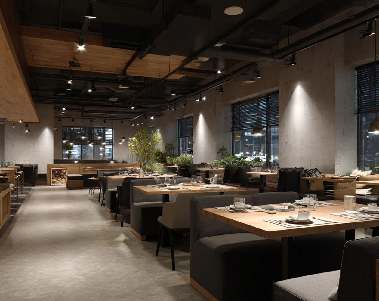 Innenbeleuchtung Restaurant